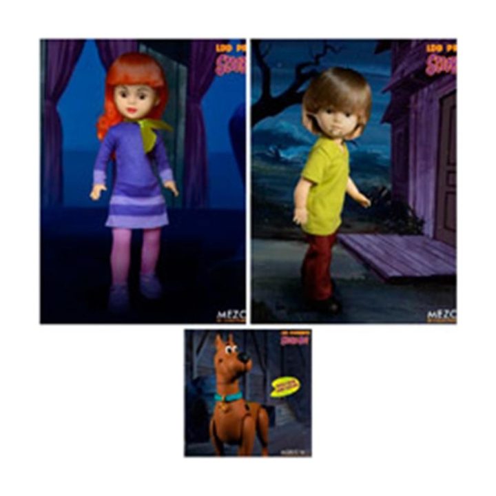 Set 6 figuras Mezco Toyz Scooby-Doo & Mystery Inc Living Dead Dolls…