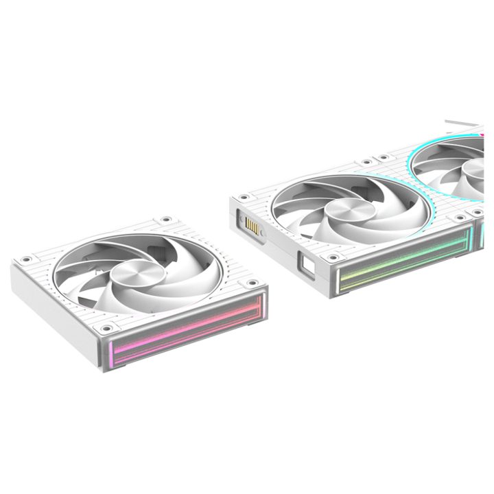 Zalman ZM-DF120 WHITE Computer Cooling System Motherboard Fan 12.4 cm…