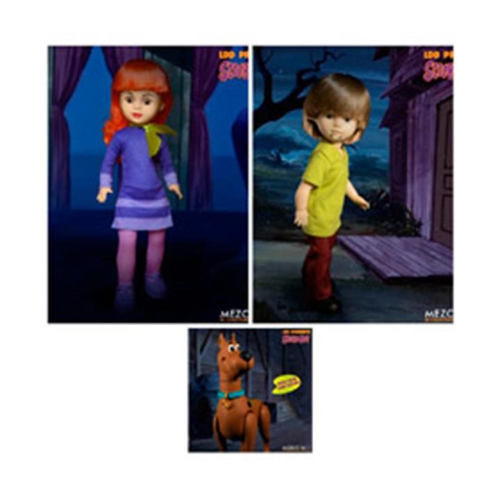 Set 6 figuras mezco toyz scooby-doo & mystery living dead dolls 25cm…