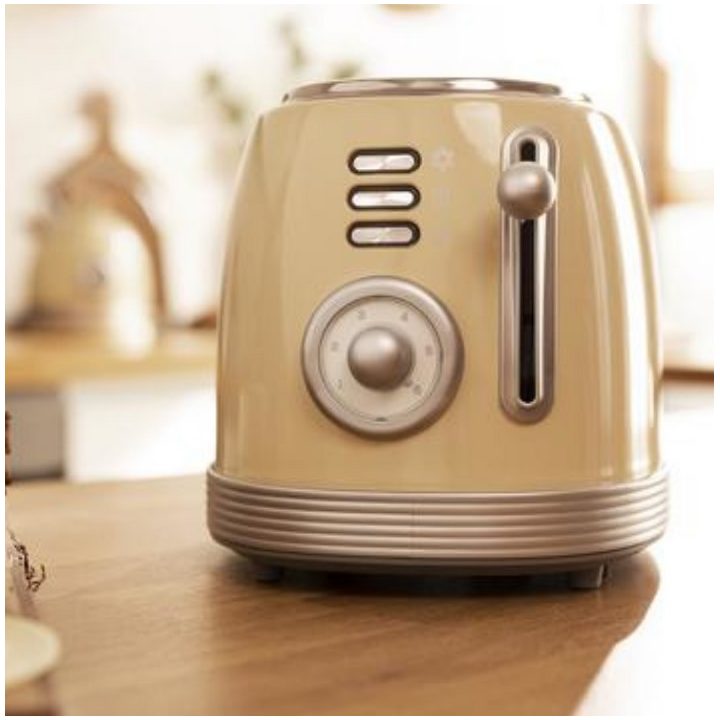 Cecotec Vintage 800 6 2 slice(s) 850 W Yellow (03210)
