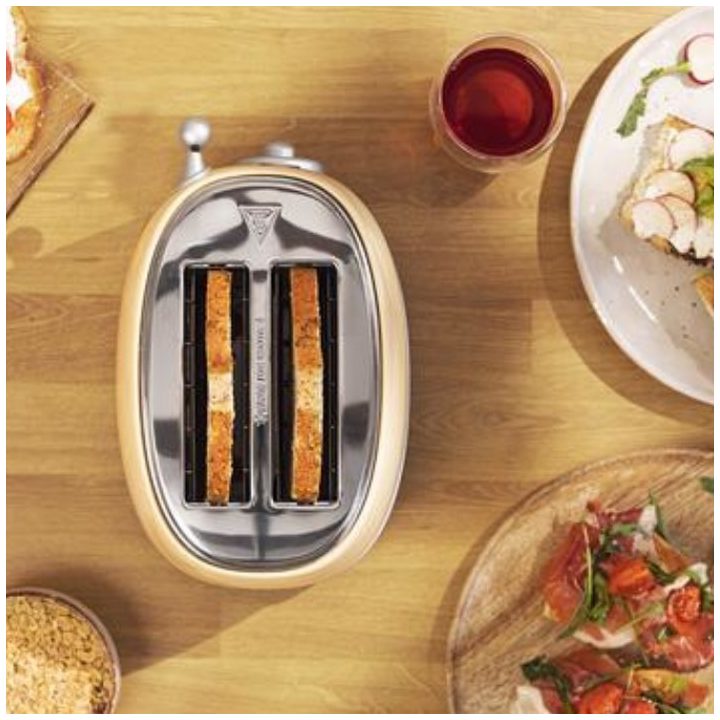 Cecotec Vintage 800 6 2 slice(s) 850 W Yellow (03210)