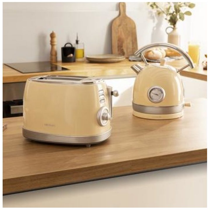 Cecotec Vintage 800 6 2 fatia(s) 850 W Amarelo (03210)