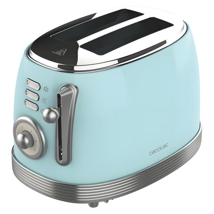 Cecotec Vintage 800 6 2 fatia(s) 850 W Amarelo (03210)