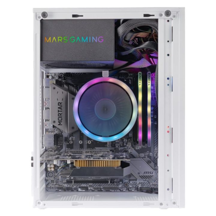 Mars Gaming MC-CORE, Compact MicroATX Gaming Case, Metal-Mesh Front…