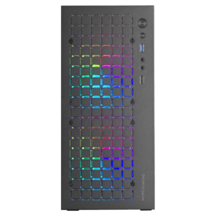 Mars Gaming MC-CORE, Caja Gaming Compacta MicroATX, Diseño Frontal…