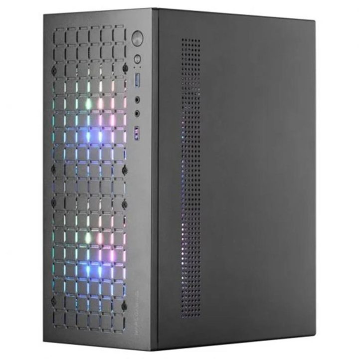 Mars Gaming MC-CORE, Caixa Gaming Compacta MicroATX, Designo Frontal…