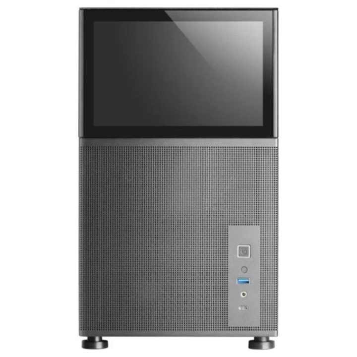 Mars Gaming MC-LCD, Compact Micro-ATX PC Case, 8" IPS LCD Screen…