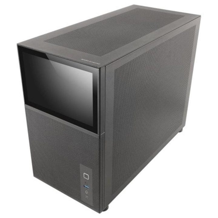 Mars Gaming MC-LCD, Caja PC Compacta Micro-ATX, Pantalla LCD IPS 8"…