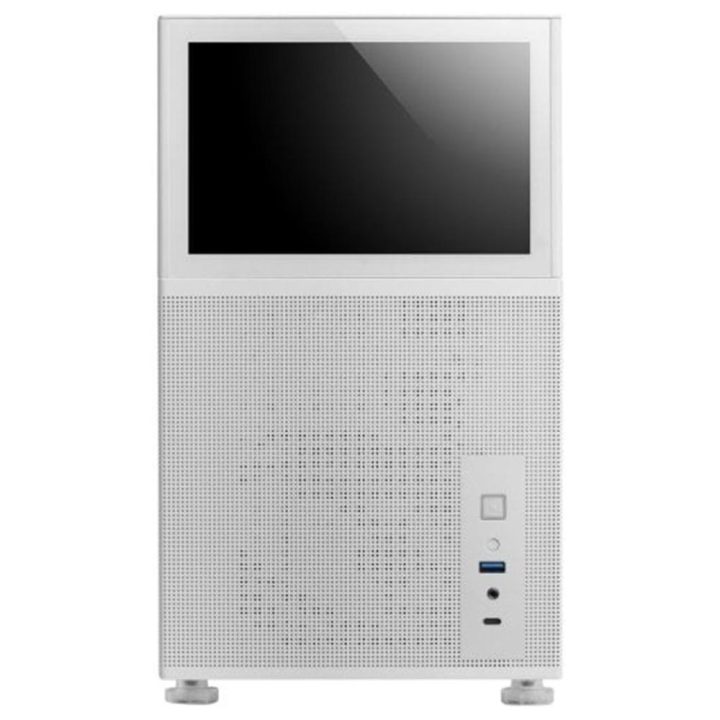 Mars Gaming MC-LCD, Compact Micro-ATX PC Case, 8" IPS LCD Screen…