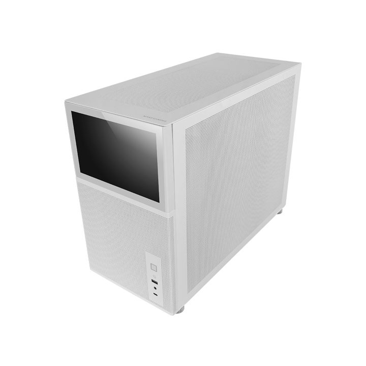 Mars Gaming MC-LCD, Compact Micro-ATX PC Case, 8" IPS LCD Screen…