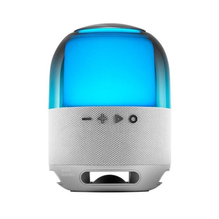 Mars Gaming MS-Flow, Altavoz Portátil Bluetooth 15W, Iluminación…