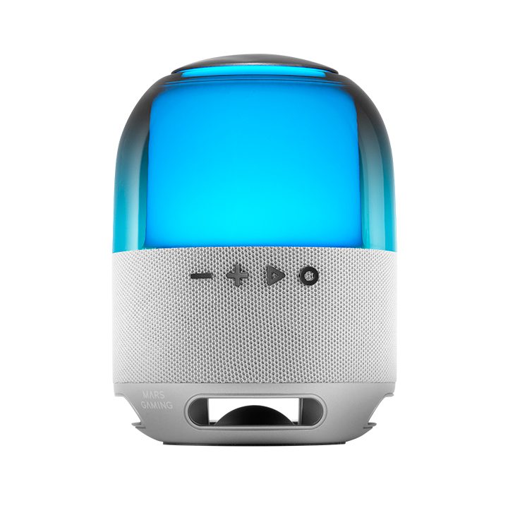 Mars Gaming MS-Flow, 15W Portable Bluetooth Speaker, 360° Orbilight…