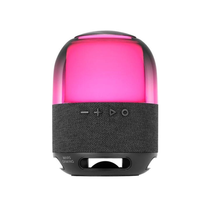 Mars Gaming MS-Flow, Coluna Portátil Bluetooth 15W, Iluminação…