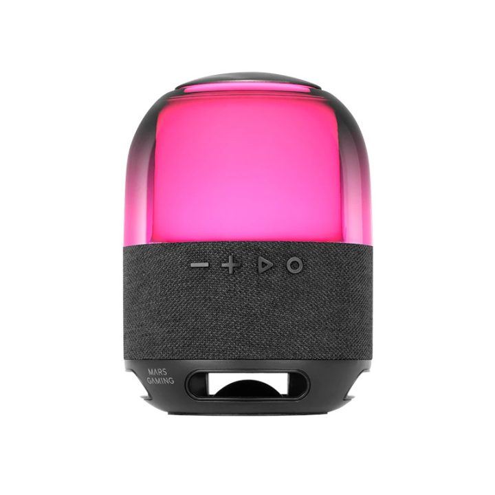 Mars Gaming MS-Flow, 15W Portable Bluetooth Speaker, 360° Orbilight…