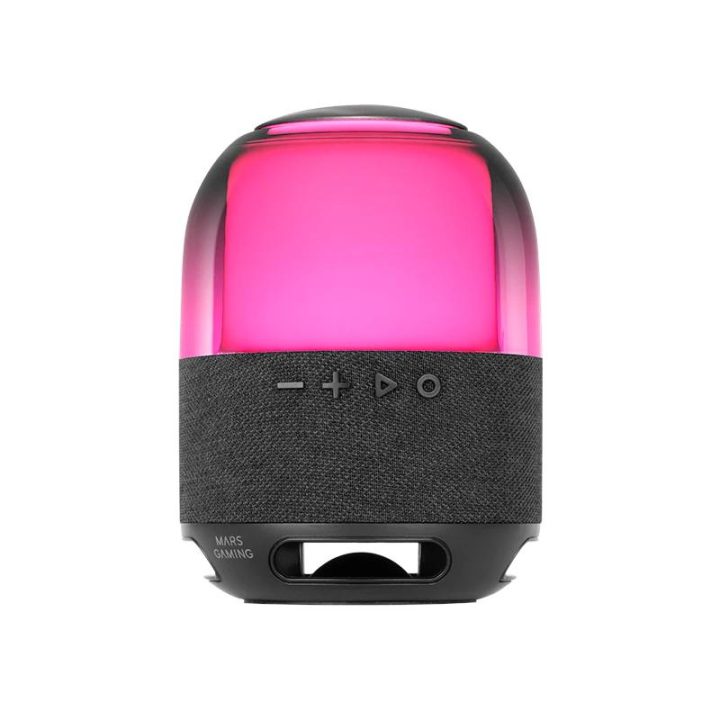 Mars Gaming MS-Flow, 15W Portable Bluetooth Speaker, 360° Orbilight…