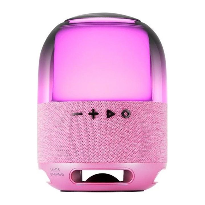 Mars Gaming MS-Flow, Altavoz Portátil Bluetooth 15W, Iluminación…