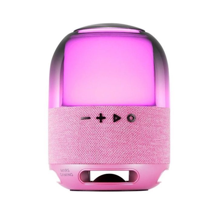 Mars Gaming MS-Flow, Altavoz Portátil Bluetooth 15W, Iluminación…