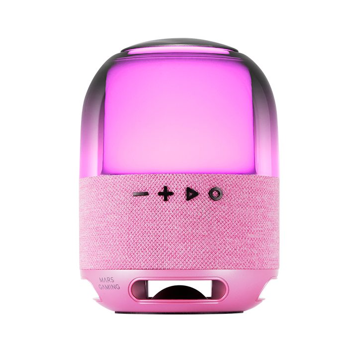 Mars Gaming MS-Flow, 15W Portable Bluetooth Speaker, 360° Orbilight…