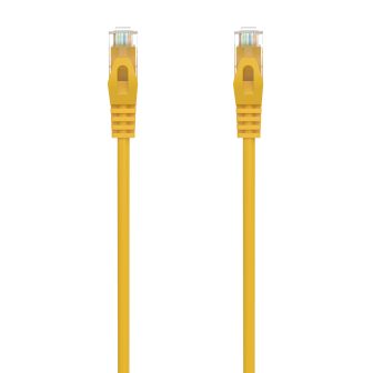 AISENS Patch Cable RJ45 LSZH Cat.6A 500 MHz UTP AWG24, Yellow, 0.5m