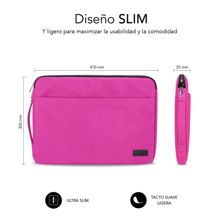 Subblim Urban Laptop Sleeve Case for 15.6-inch Laptop, Gray…