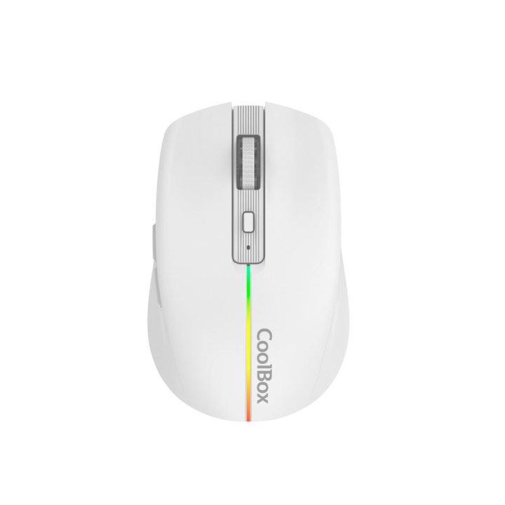 CoolBox GAMING MOUSE W01 WHITE WIRELESS RECHARGEABLE 1600DPI…