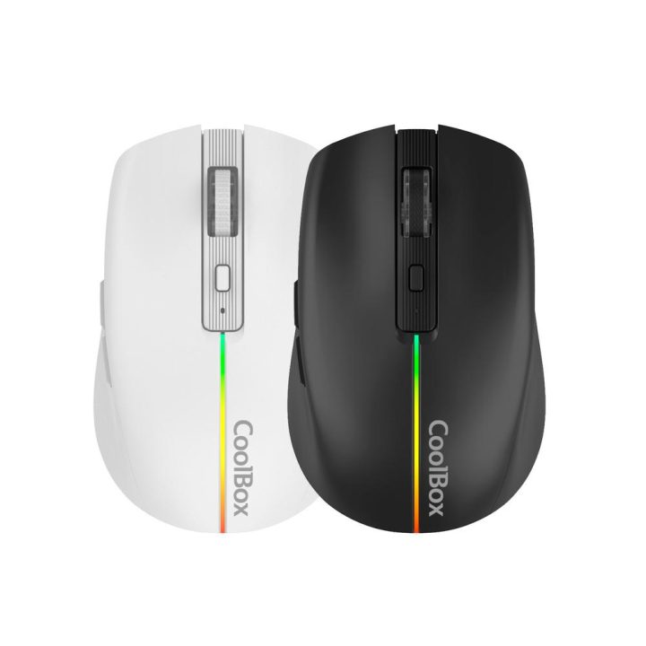 CoolBox GAMING RATON W01 BLANCO INALAMBRICO RECARGABLE 1600DPI…