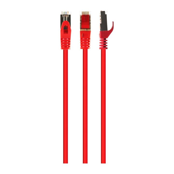 Gembird PP6A-LSZHCU-R-0.5M Red Network Cable 0.5 m Cat6a S/FTP (S-STP)