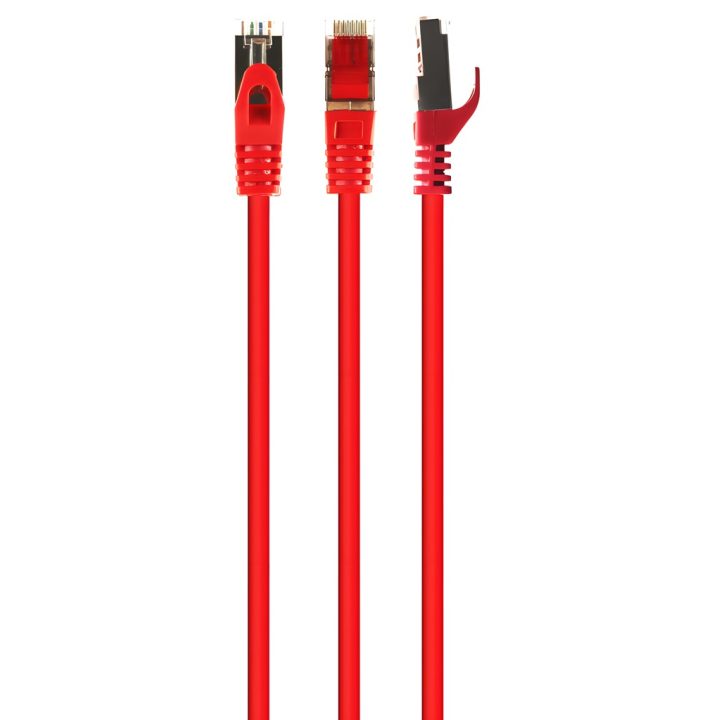 Gembird PP6A-LSZHCU-R-0.5M cable de red Rojo 0,5 m Cat6a S/FTP (S-STP)