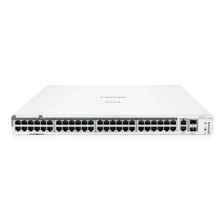 HPE Aruba Instant On 1960 Smart 48G 2XT 2XF PoE+ 600W Switch (JL809A)