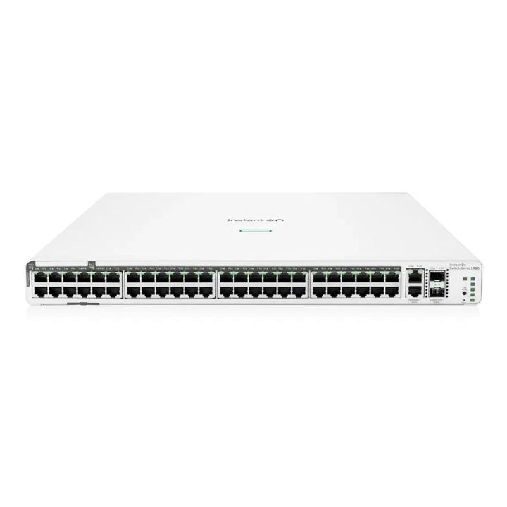 HPE Aruba Instant On 1960 Smart 48G 2XT 2XF PoE+ 600W Switch (JL809A)