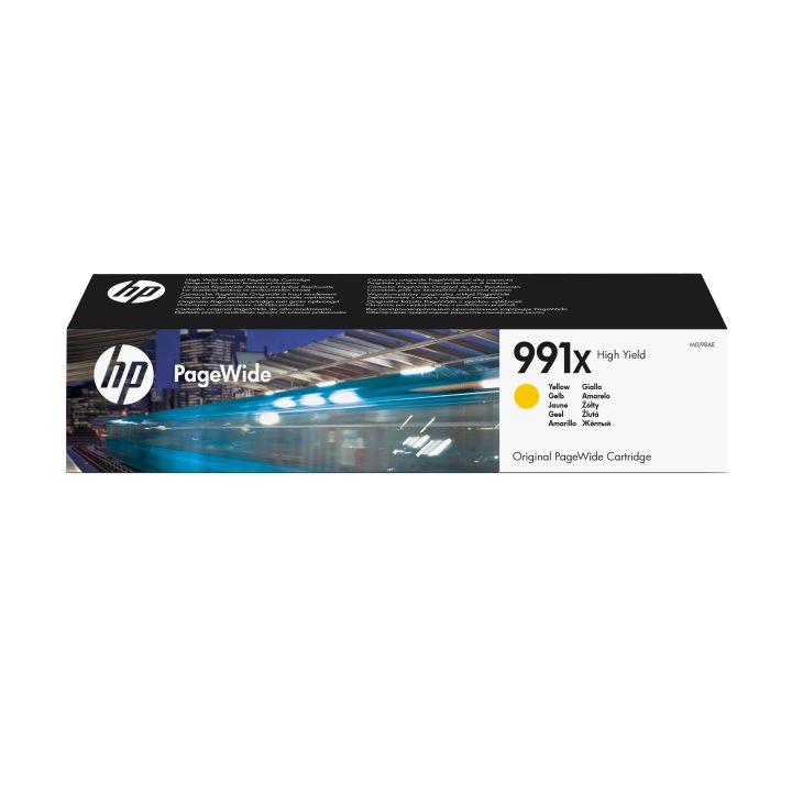 HP Cartucho Original PageWide 991X de alta capacidade amarelo