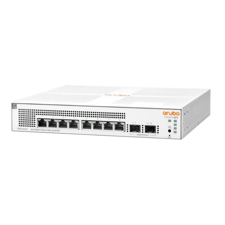HPE Aruba Instant On 1930 Smart 8G 2SFP PoE+ 124W Switch (JL681A)