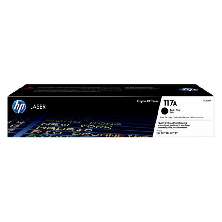 HP Cartucho de Toner Original Laser 117A preto