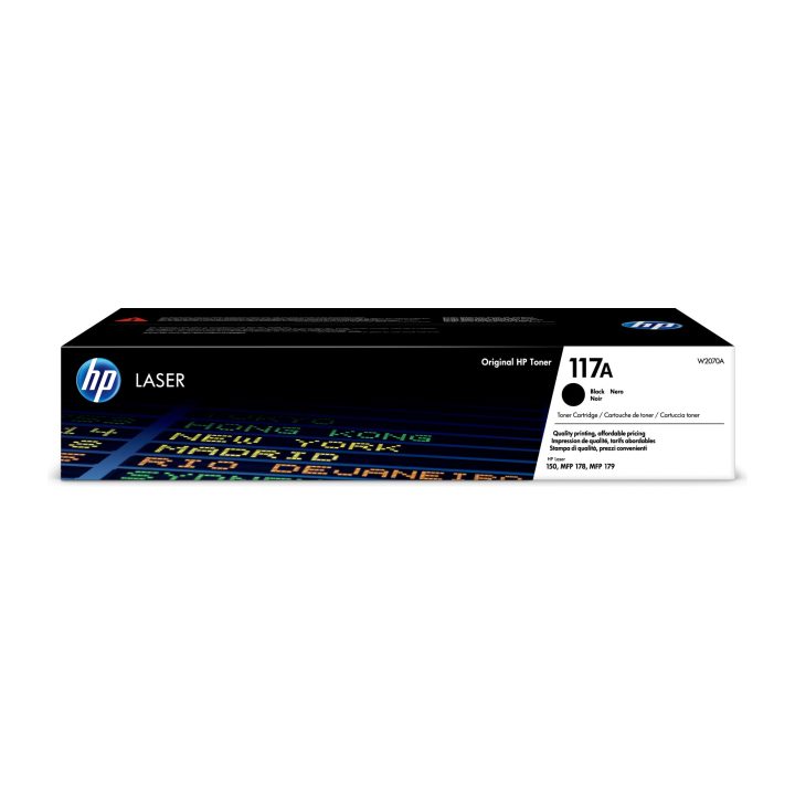 HP Cartucho de Toner Original Laser 117A preto