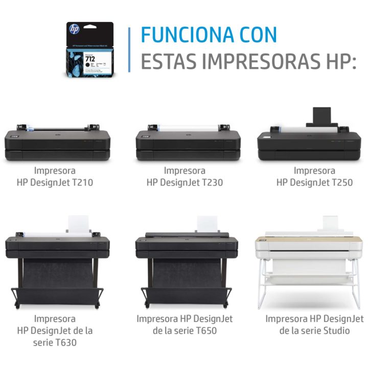 HP Cartucho de Tinta DesignJet 712 ciano de 29 ml
