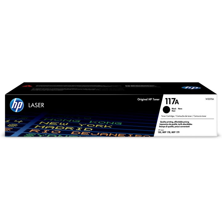 HP Cartucho de Toner Original Laser 117A preto