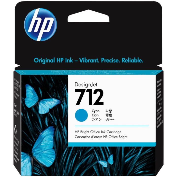 HP DesignJet 712 Cyan Ink Cartridge 29 ml