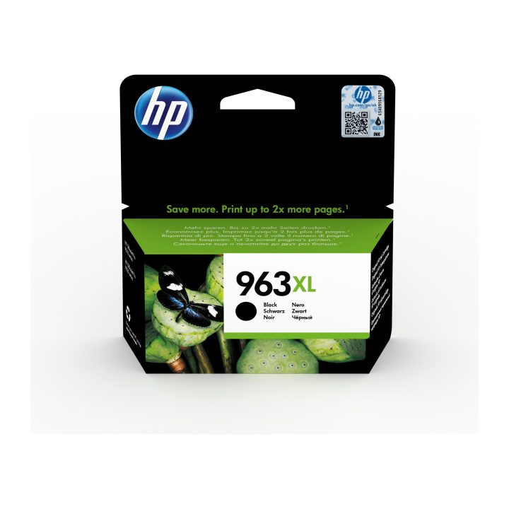 HP Cartucho de tinta Original 963XL preto de alta capacidade