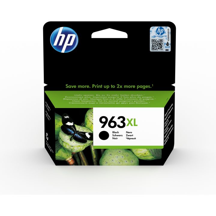 HP Cartucho de tinta Original 963XL preto de alta capacidade