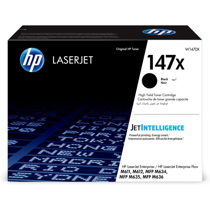 HP LaserJet Cartucho de Toner Original 147X Preto de Alta Capacidade