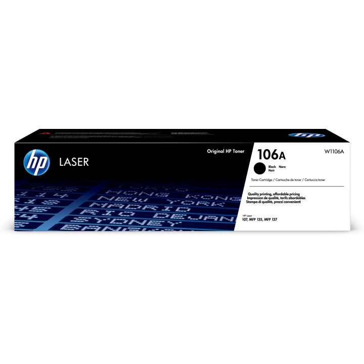 HP Original Laser 106A Black Toner Cartridge