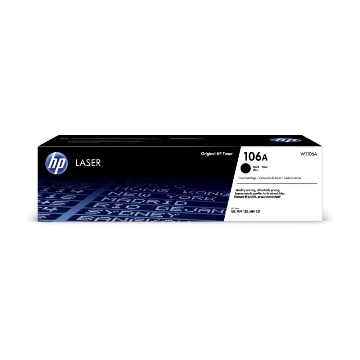 HP Original Laser 106A Black Toner Cartridge