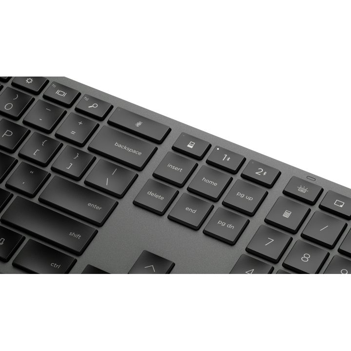 HP Dual Mode Wireless Keyboard 975 · English Keyboard