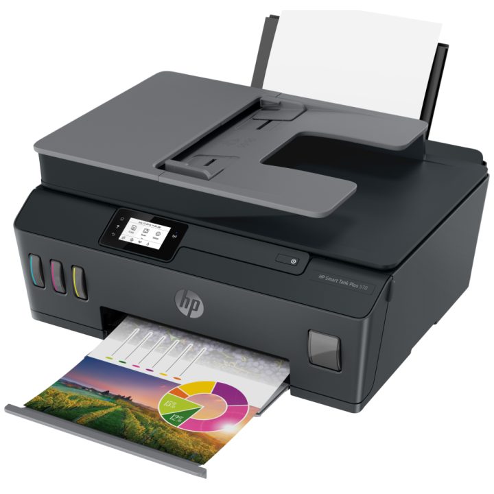 HP Smart Tank Plus 570 Wireless All-in-One Color Printer, Copier…
