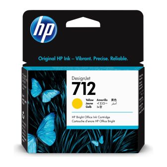 HP Cartucho de Tinta DesignJet 712 amarillo de 29 ml