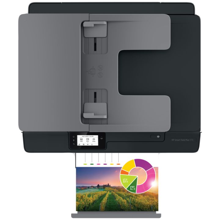 HP Smart Tank Plus 570 Multifuncional Inalámbrica a Cor, Impressora…