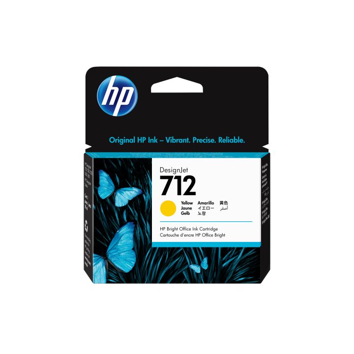 Cartucho de Tinta HP DesignJet 712 amarelo de 29 ml