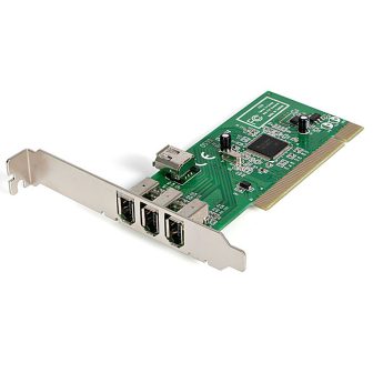 StarTech.com FireWire 400 PCI Controller Card Adapter 4 Ports FW 6…