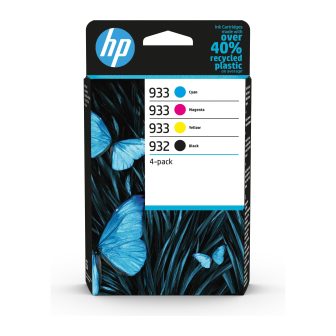 HP Original 932 Black and 933 Cyan/Magenta/Yellow 4-Pack Ink Set