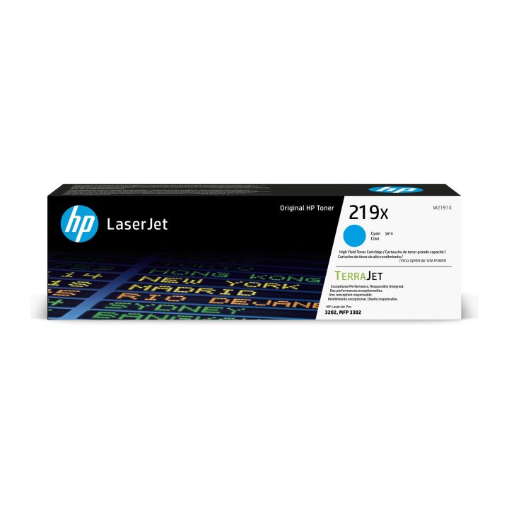 HP Original LaserJet 219X High Yield Cyan Toner Cartridge
